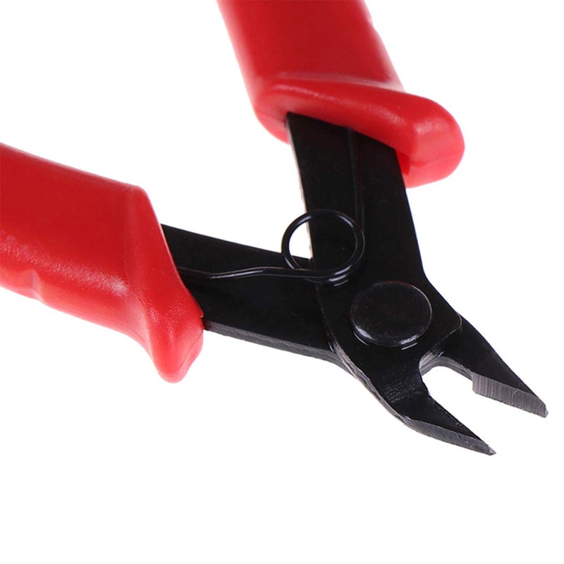 BLEDS Flush Cutter, Wire Cutters, BS-8109 Soft Wire Cutter Pliers Precision Micro Cutter Anti-Slip Flush Cutter for Electronics Aluminum Jewelry 3D Printing Copper Wire Cables Floral - Image 2